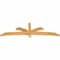 Ekena Millwork Davenport Rough Sawn Timber Gable Bracket, Western Red Cedar, 96"W x 28"H x 4"D x 4"F, 7/12 Pitch GBW096X28X0404DAV00RWR - alternate 4